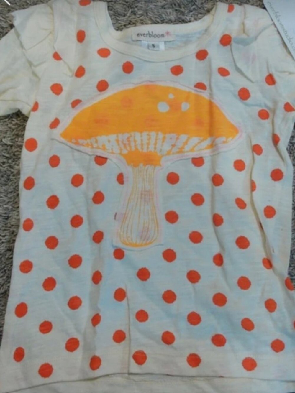 Everbloom Mushroom Polk a Dot Long Sleeve NWT